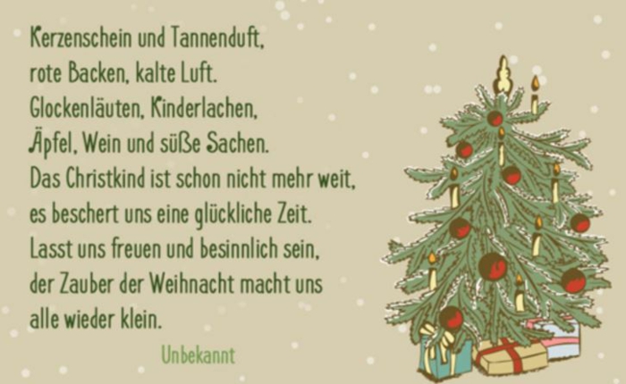 Weihnachtskarte schreiben- Lustige Weihnachtssrpüche für Familie und