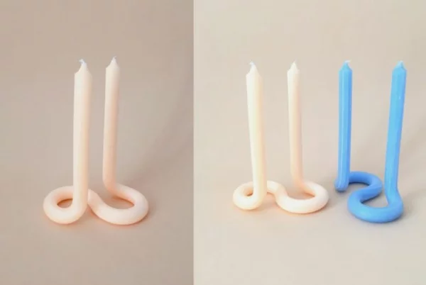 DIY gedrehte Kerzen Twisted Candles