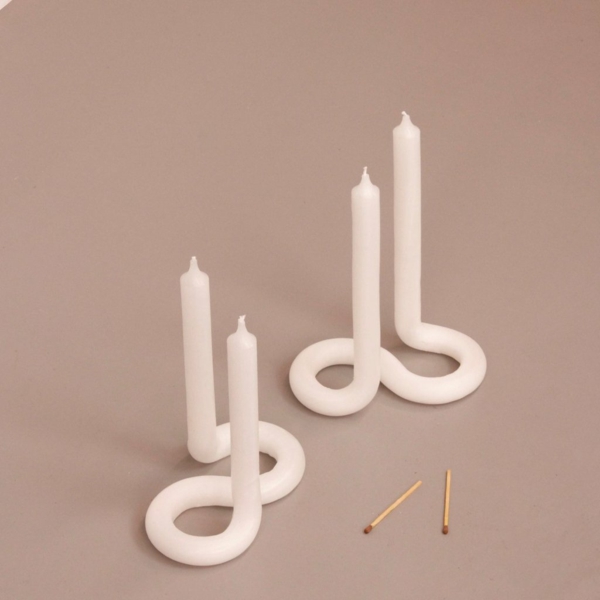 DIY gedrehte Kerzen fabelhafte Twisted Candles selber machen s förmig