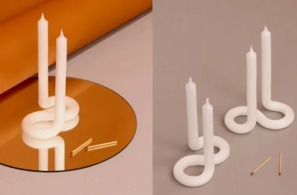 DIY gedrehte Kerzen s förmige Twisted Candles selber machen