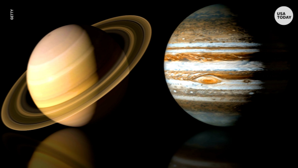 Konjunktion von Jupiter und Saturn kommen näher doch Abstand von 660 Millionen km