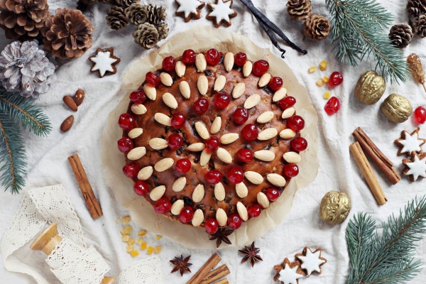 Weihnachtlicher Kuchen aus Schottland – Dundee Kuchen traditionell zubereiten weihnachten rezept schön lecker