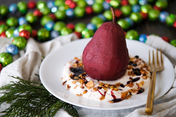 Weihnachtliches Dessert – Weihnachtsbaumstamm und andere köstliche Rezeptideen zum Genießen kandierte birne creme gesund
