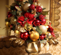 Weihnachtsdeko in Rot und Gold – opulent und sehr stilvoll!