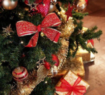 Weihnachtsdeko in Rot und Gold – opulent und sehr stilvoll!