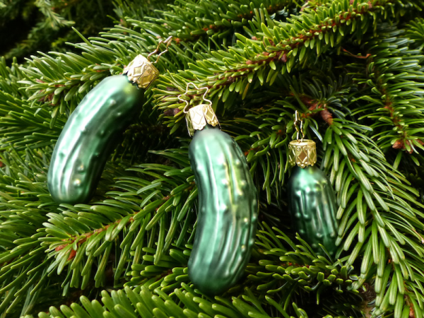 Die Weihnachtsgurke ist ein geheimnisvoller Christbaumschmuck - Fresh