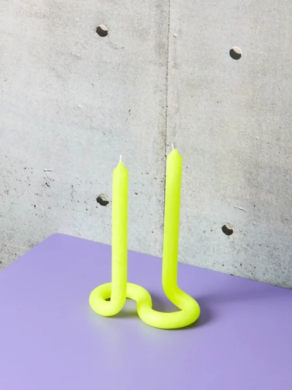 gedrehte Kerzen fabelhafte DIY Twisted Candles