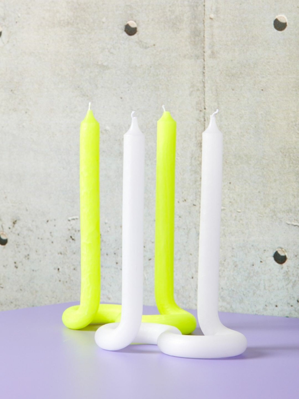 gedrehte Kerzen fabelhafte Twisted Candles selber machen