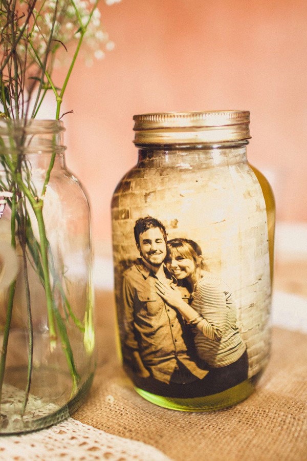 Das perfekte Valentinsgeschenk für ihn wählen oder basteln – Tipps und Ideen diy laterne mit foto einmachglas (Custom)
