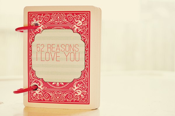 Das perfekte Valentinsgeschenk für ihn wählen oder basteln – Tipps und Ideen gründe warum ich dich liebe (Custom)
