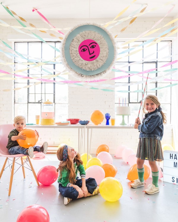 Faschingsdeko basteln – Anleitungen und Spielideen für Groß und Klein kinder party zu hause deko
