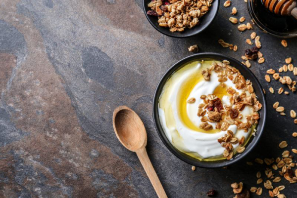 Gesundes Essen in Corona Zeiten Joghurt natürliches Probiotikum