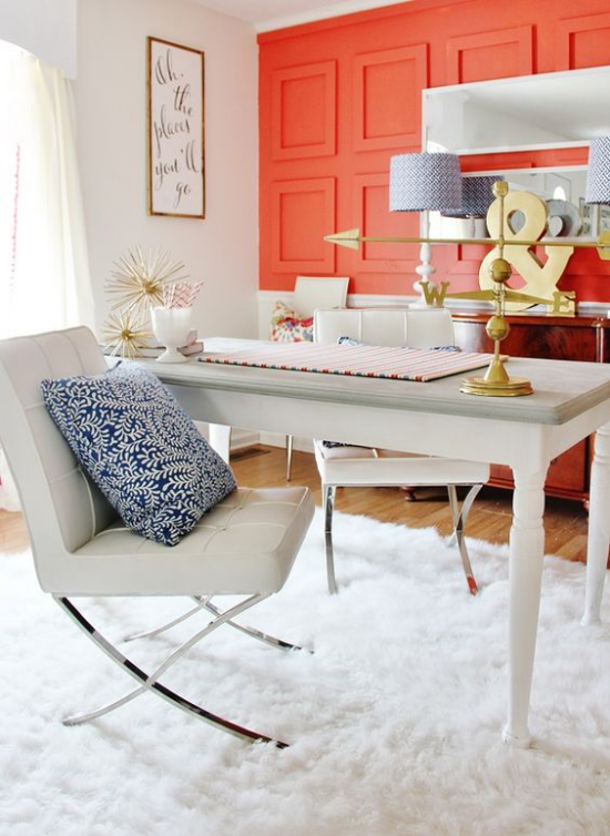 Home Office Guide warme Farben Tischdeko erlaubt ist eas gefällt