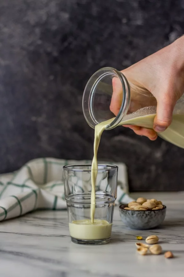Pistazienmilch selber machen Rezept vegan pflanzlich milchfrei