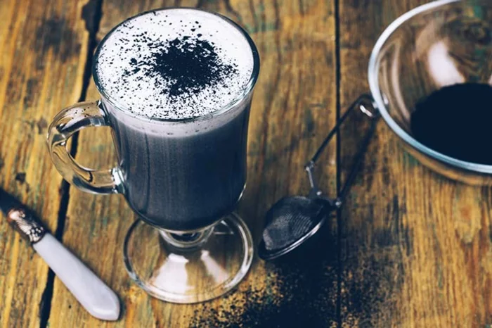 black latte selber machen rezept hausgemacht