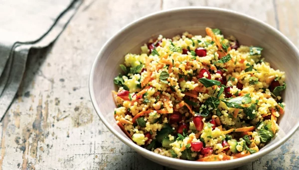 couscous zubereiten gesunder vegan salat