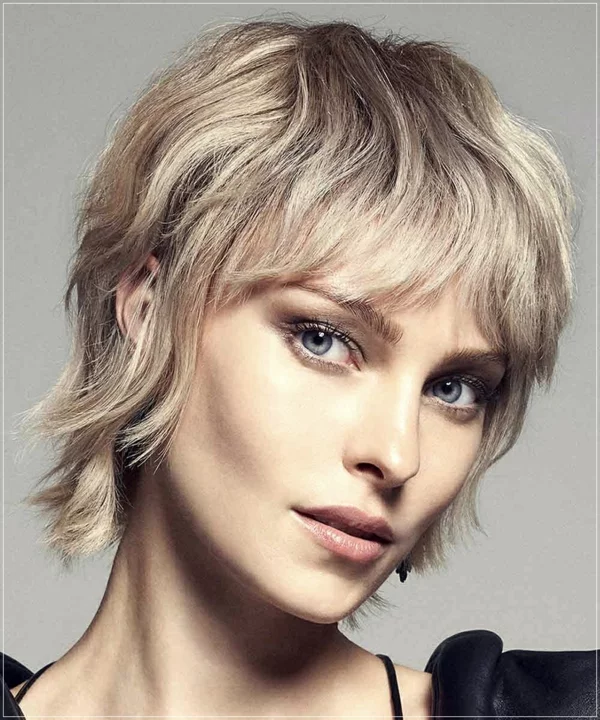 Kurzhaar-Schnitt für dünnes blondes Haar Frisurentrends 2023