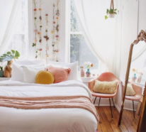 Frühlingsdeko Ideen fürs Schlafzimmer, die viel Romantik und gute Laune mitbringen