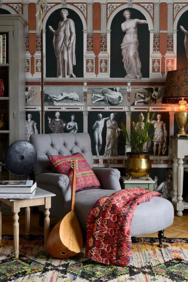 Grandmillennial Style – Wir nehmen Granny Chic unter die Lupe wohnzimmer leseecke schöne deko