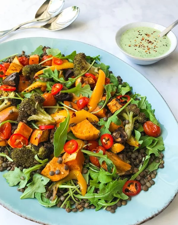 Pegane Ernährung – Der neueste Food-Trend-Kombi aus Paleo und Vegan salat mit linsen gesund lecker