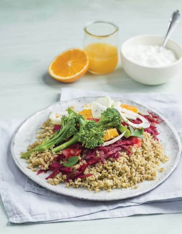 Superfood Freekeh Getreide Salat gesunde Ernährung
