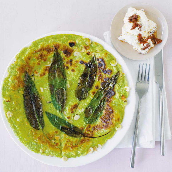  Μαϊντί Πέμπτη πράσινες συνταγές παραδοσιακές συνταγές Τηγανίτες άγριου σκόρδου 
