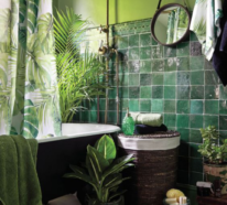 25 Erstaunliche Ideen für tropische Deko im Bad
