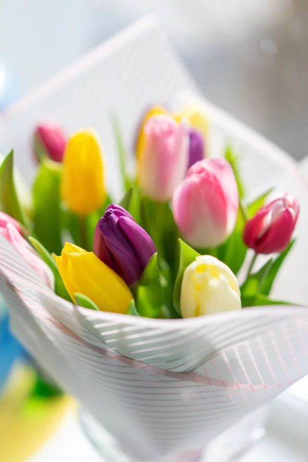 Blumenstrauß zum Muttertag selber binden – Die besten Blumenarten für Mama und Tipps tulpen strauß mutti