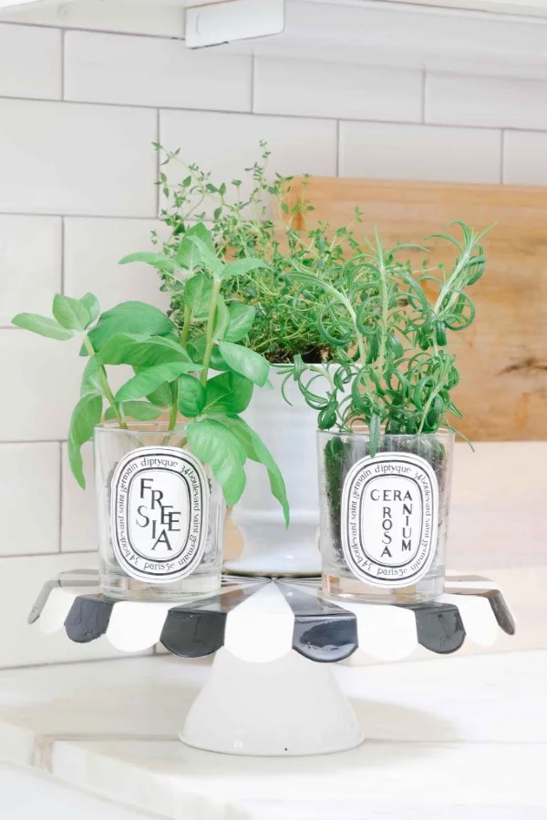 Etagere dekorieren – Ideen und Tipps für eine schöne und praktische Deko kräutergarten küche praktisch