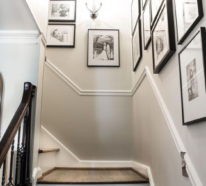 Fotowand im Treppenhaus? 25 Ideen, die begeistern und inspirieren