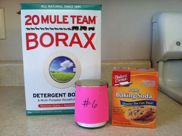 Geschirrspülmittel selber machen Borax verwenden