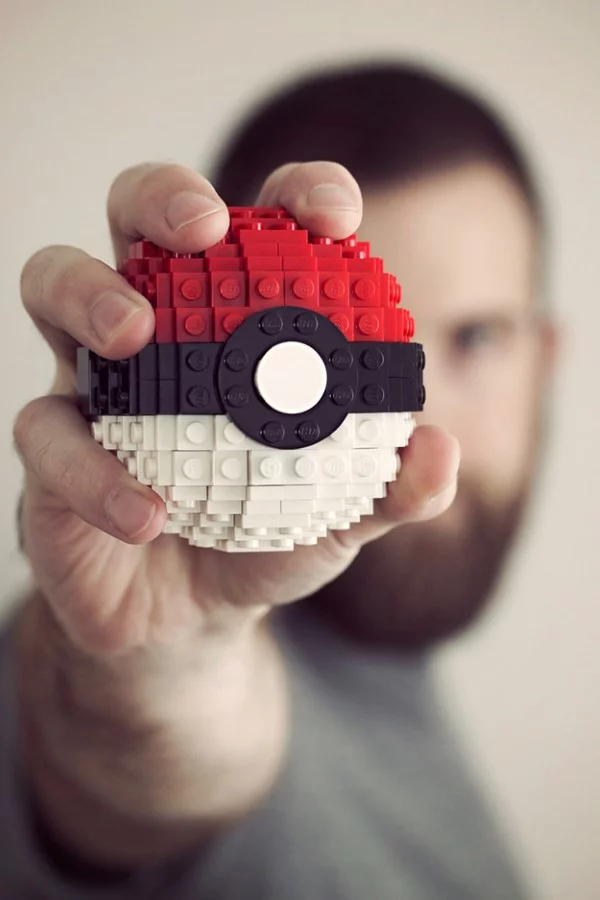 Pokemon basteln mit Kindern – fantastische Ideen und Bastelanleitung pokeball aus lego