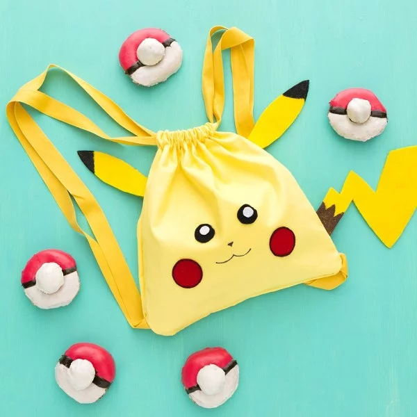 Pokemon basteln mit Kindern – fantastische Ideen und Bastelanleitung schultasche pikachu