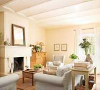 Bezaubernde und romantische Wohnzimmer im Provence-Stil