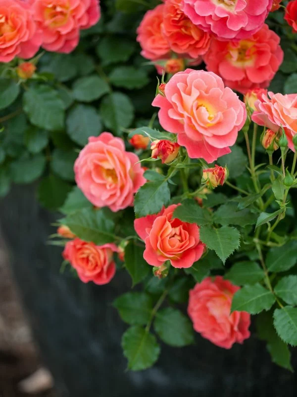 Topfrosen pflegen Rosen im Kübel Gartenpflanzen