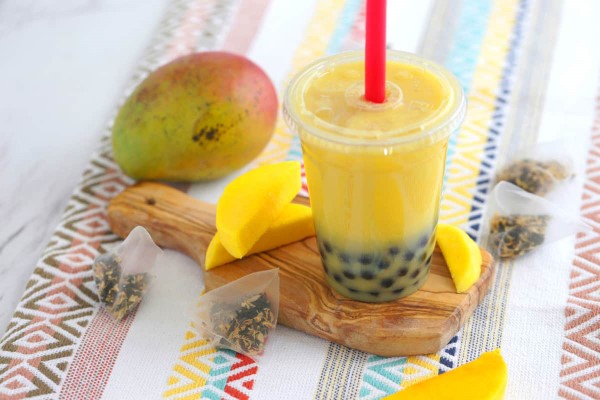 Trendiges Bubble Tea Rezept und köstliche Ideen zum Inspirieren mango tee ideen frucht