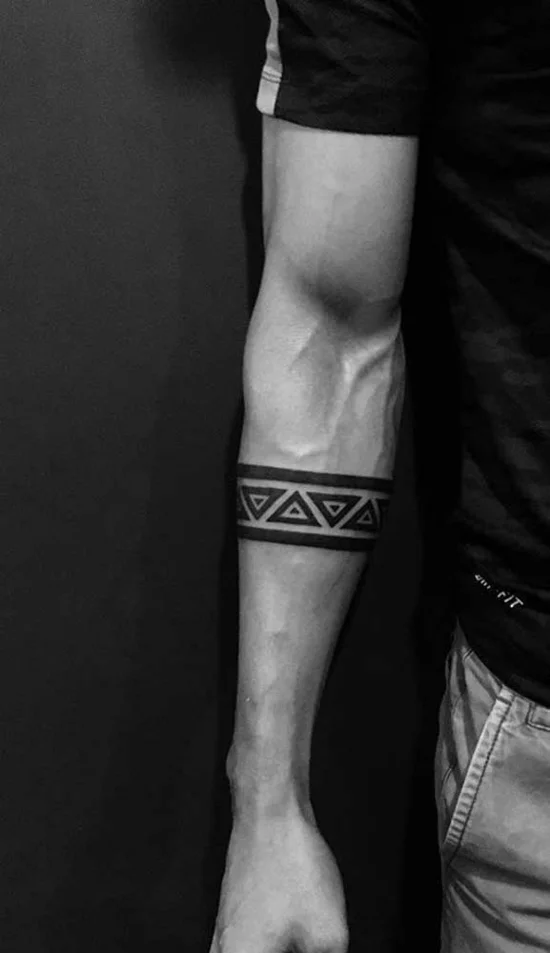 coole armband tattoo geometrische muster