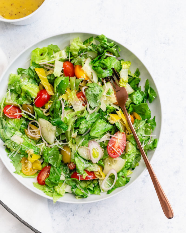 gesund abnehmen täglich einen frischen Salat essen die Formel für gesunde Gewichtsabnahme