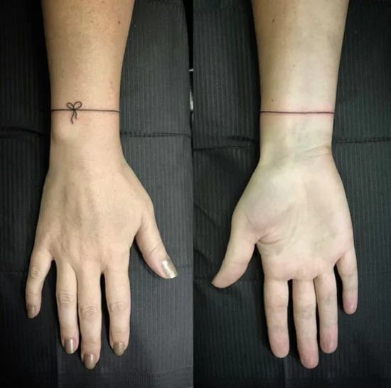 micro armband tattoo damen