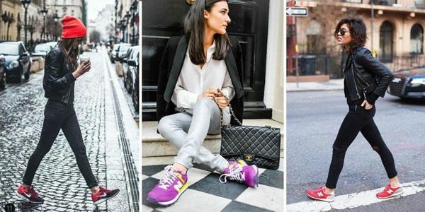 outfits trend bunte sneaker