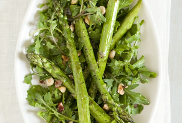 veganer salat rezepte mit grünem spargel