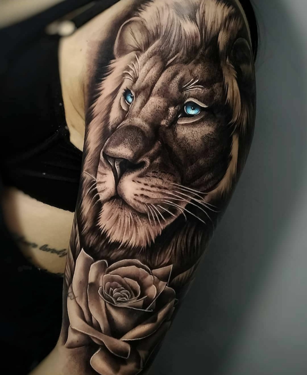 Unterarm tattoo männer löwe