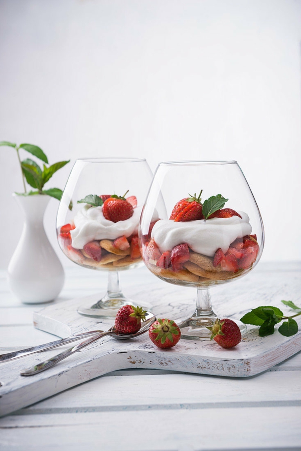 Erdbeer-Tiramisu im Glas Erdbeeren Sommerfrüchte