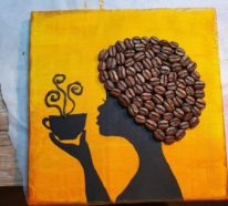 Basteln mit Kaffeebohnen- 36 kreative und duftende Dekoideen