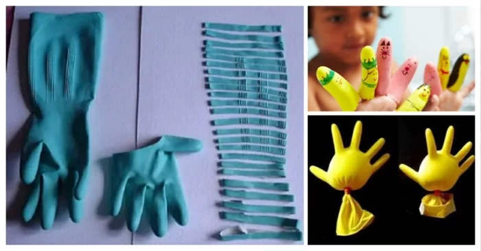 einweghandschuhe upcycling ideen gummihandschuhe recycling