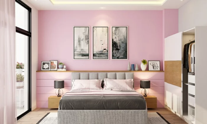 rosatöne schlafzimmer