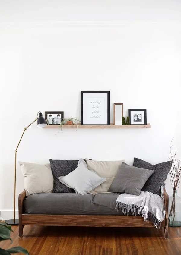 Bilderleiste dekorieren – Ideen und Tipps für eine kreative Wandgestaltung minimalistische deko wand