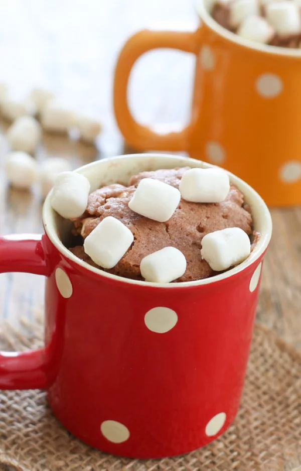 Einfache, schnelle und gesunde Tassenkuchen Rezept Ideen aus der Mikrowelle schokokuchen marshmallow rezept