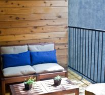 Über 50 DIY kleiner Balkon Ideen – der Sommer darf eingeladen werden