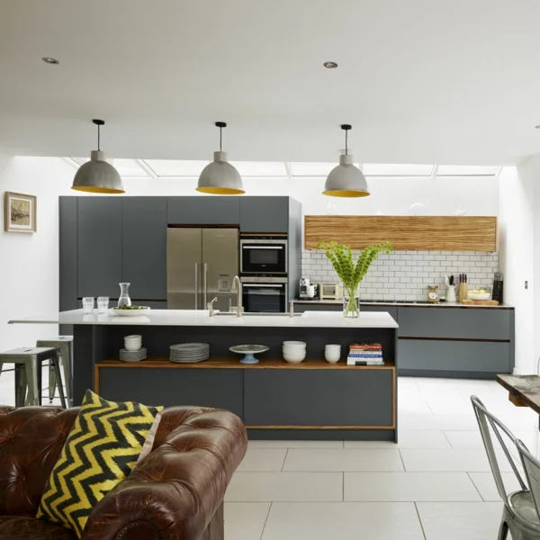Offene Küche Vorteile Wohnraum planen Wohnküche Ideen